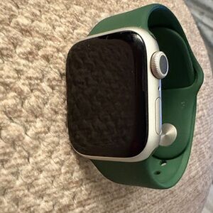 Smartwatch with Green Band